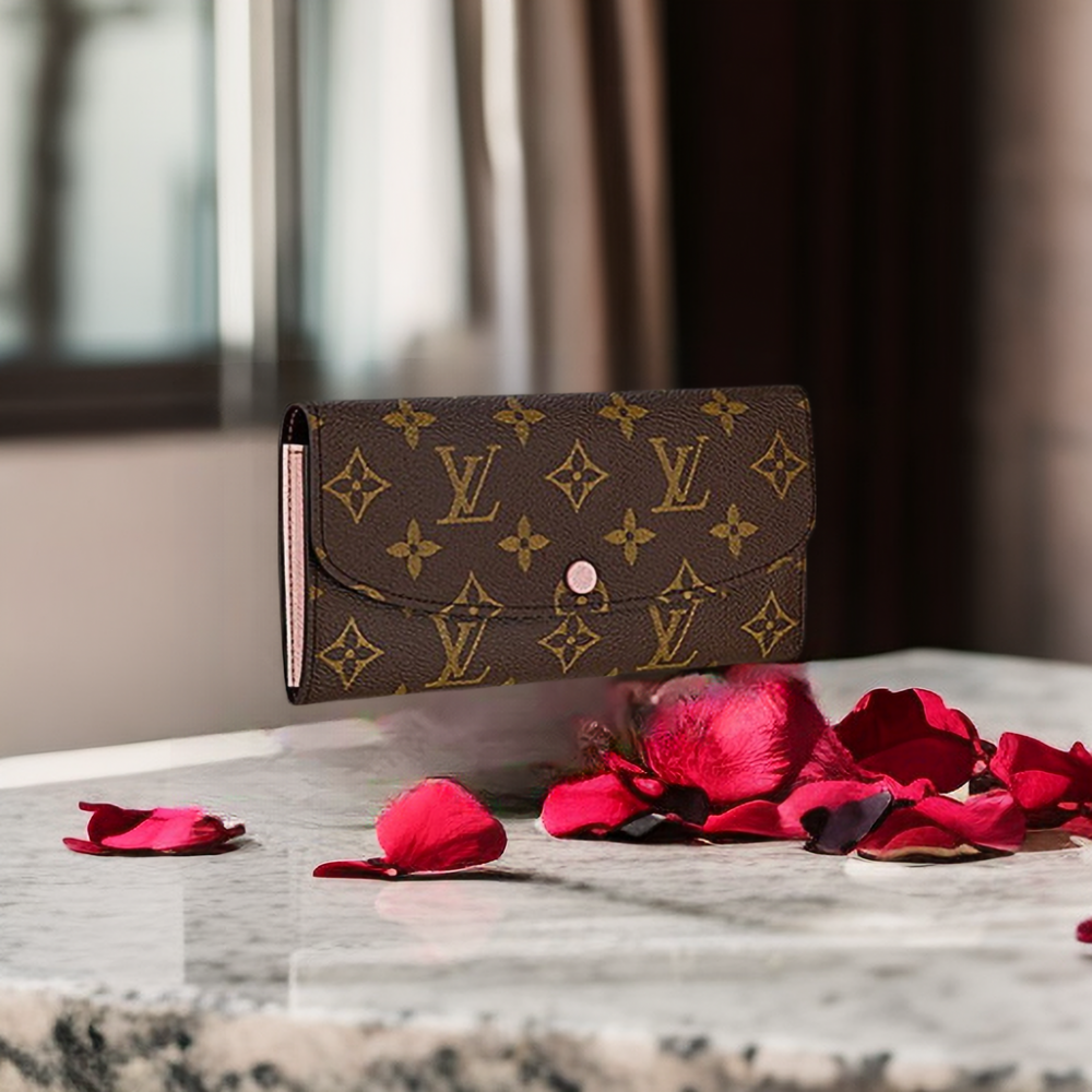 Shop Louis Vuitton 2023-24FW Emilie wallet (M61289, M60697) by