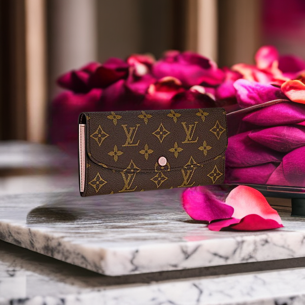 Shop Louis Vuitton 2023-24FW Emilie wallet (M61289, M60697) by