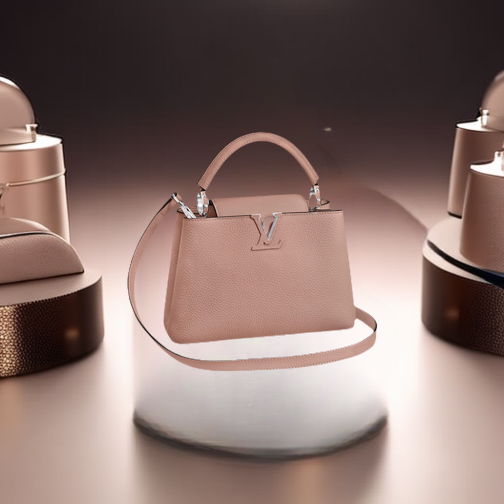 Louis Vuitton Capucines Size Bb Magnolia M94635 Taurillon Leather